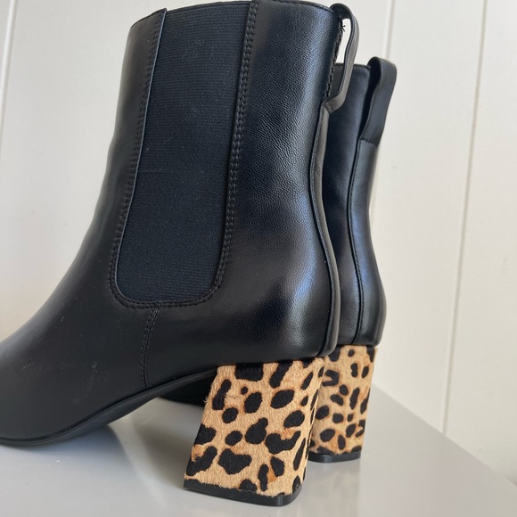 NEW Off Duty Boot from Matisse with leopard hair heel - Picture 3 of 4